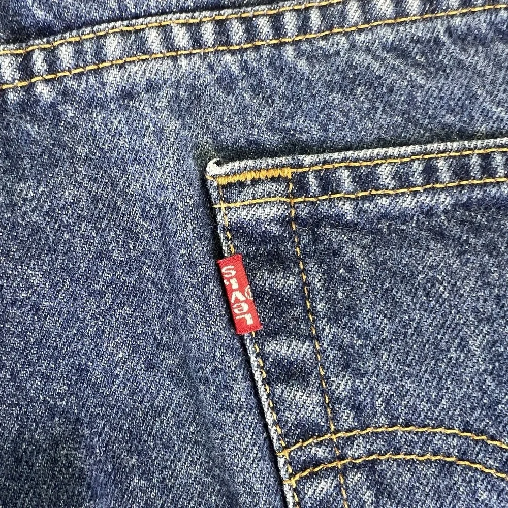 Levi's 505 Regular Fit Straight Leg Jeans Men's 36x30 Blue Denim 100% Cotton Vtg